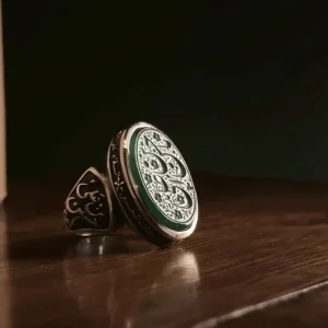 انگشتر عقیق سبز